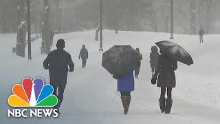 New York Under State Of Emergency Amid First Major Snowstorm Of 2021 | NBC News NOW